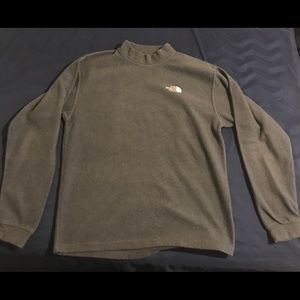 Men’s Small North Face Fleece Sweater  (Grey)